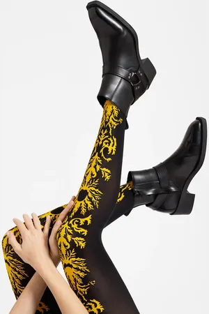 La DoubleJ Flocked Tights