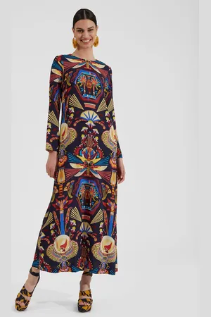 La DoubleJ Long Sleeve Swing Dress