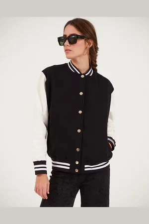 La DoubleJ Embroidered Varsity Bomber