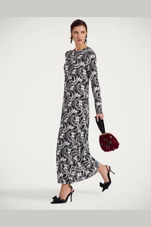 La DoubleJ Long Sleeve Swing Dress