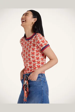 La DoubleJ Itty Bitty Double Binding Ringer T-Shirt