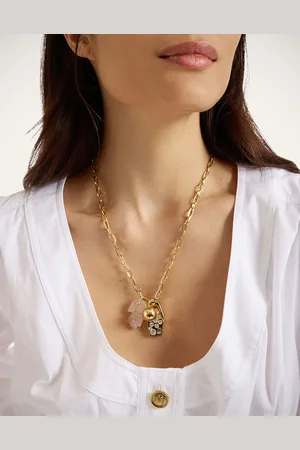 La DoubleJ Angel Charmed Necklace