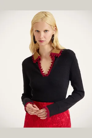 La DoubleJ Picket Polo Jumper