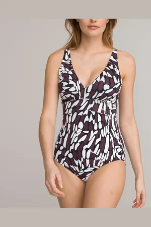 ANNE WEYBURN Costume Intero A Triangolo Fantasia Grafica Donna Taglie 40 (IT) - 36 (FR)