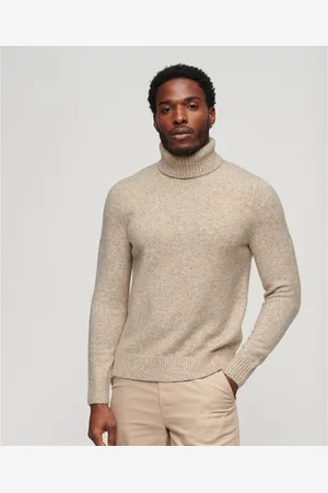 Superdry Maglione Chiné Collo A Dolcevita Uomo Taglie XXL