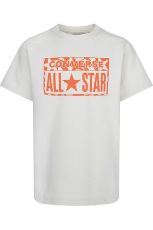 Converse T-shirt Maniche Corte Bambino Taglie 8/10 anni - 126/138 cm