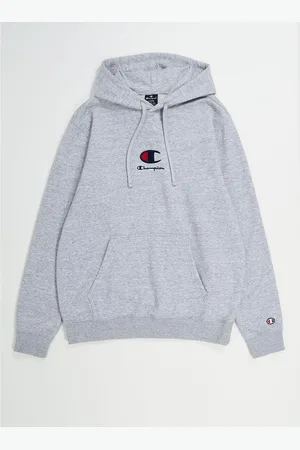 Champion Felpa Con Cappuccio Logo Al Centro Taglie M