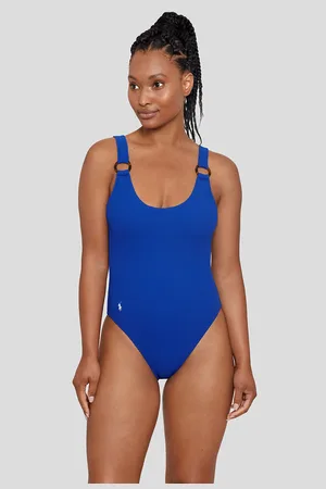 Ralph Lauren Costume Da Bagno Intero Twist Rib Donna Taglie S