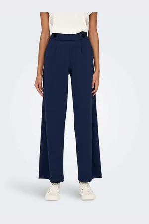 JDY Pantaloni Larghi, Vita Alta Donna Taglie XS / L32