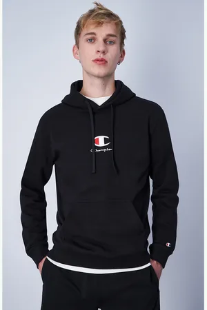 Champion Felpa Con Cappuccio Logo Al Centro Taglie XL