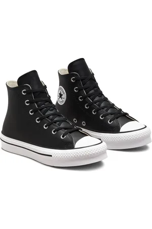 Converse Baskets In Pelle All Star Eva Lift Foundation Leather Bambina Taglie 36