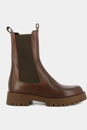 Jonak Boots Pelle Semi-alte Ridle Donna Taglie 36