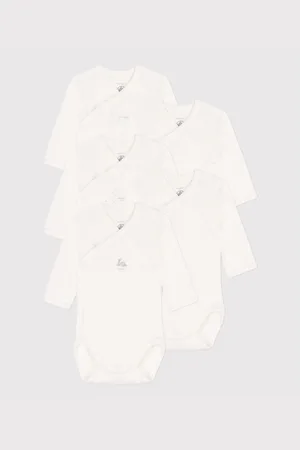 Petit Bateau Confezione Da 5 Body In Cotone Taglie 0 mesi - 50 cm