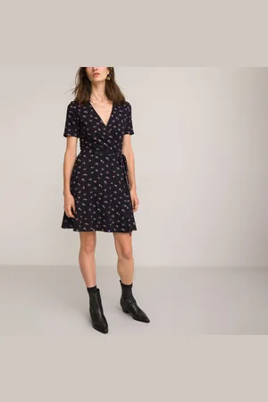 La Redoute Abito Cache-coeur Corto, Stampa Floreale Donna Taglie XS