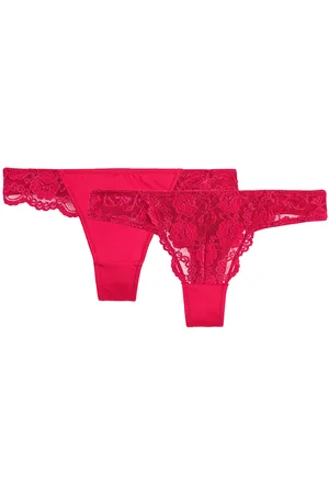 ANNE WEYBURN Confezione Da 2 Tanga In Pizzo E Microfibra Anthea Donna Taglie 38 (IT) - 34 (FR)