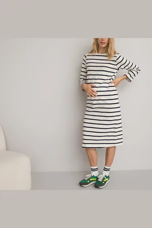 La Redoute Abito Premaman Alla Marinara, Lunghezza Midi Donna Taglie 42 (IT) - 38 (FR)