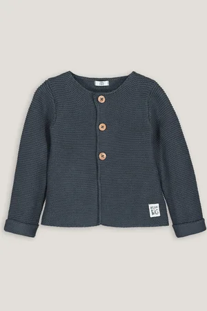 La Redoute Cardigan In Maglia Con Bottoni In Cotone Bio 0-3 Anni Taglie prematuro - 45 cm