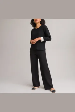 ANNE WEYBURN Pantaloni Larghi, In Maglia Donna Taglie 38 (IT) - 34 (FR)