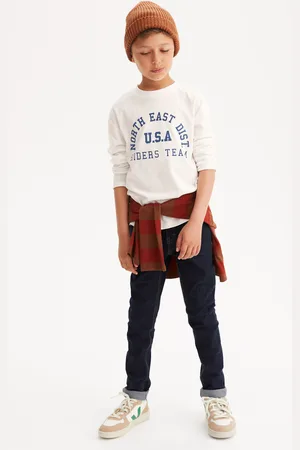 La Redoute T-shirt Maniche Lunghe Con Scritta Bambino Taglie 3 anni - 94 cm