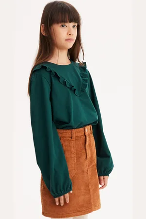 La Redoute T-shirt Dettaglio Di Volant Bambina Taglie 8 anni - 126 cm
