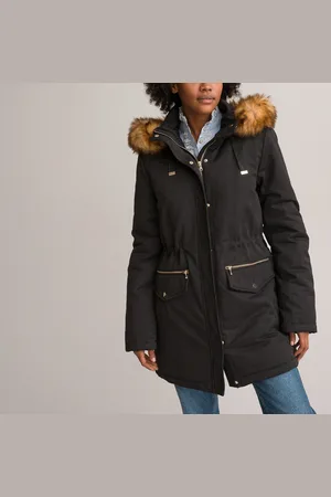 La Redoute Parka Media Lunghezza Con Cappuccio Donna Taglie 38 (IT) - 34 (FR)