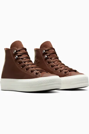 Converse Sneakers Pelle All Star Lift Hi Counter Climate Donna Taglie 36