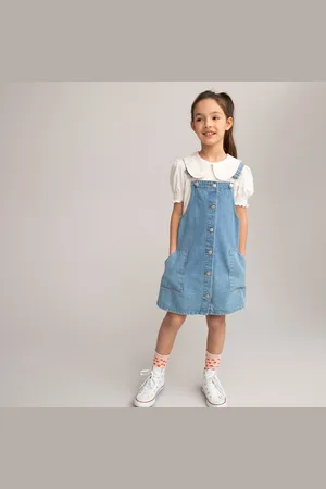 La Redoute Abito Salopette In Denim Bambina Taglie 24 mesi - 86 cm