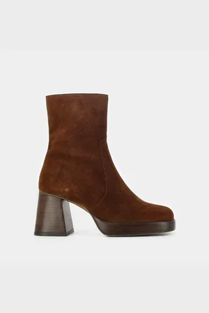 Jonak Stivaletti Con Tacco Pelle Scamosciata Brigand Donna Taglie 40