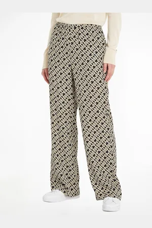 Tommy Hilfiger Pantaloni Larghi Fantasia Donna Taglie 40 (IT) - 36 (FR)