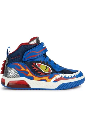 Geox Sneakers Alte Traspiranti Con Led Inek Bambino Taglie 37