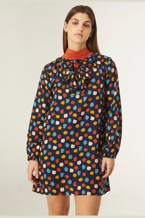 Compañía fantástica Abito Con Stampa A Pois Multicolori Donna Taglie S
