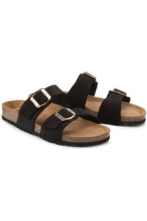 La Redoute Sabot In Pelle Scamosciata Doppie Fibbie Donna Taglie 36
