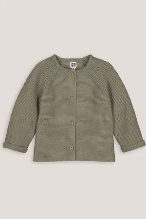 La Redoute Cardigan Con Bottoni In Punto Schiuma Taglie 1 mese - 54 cm