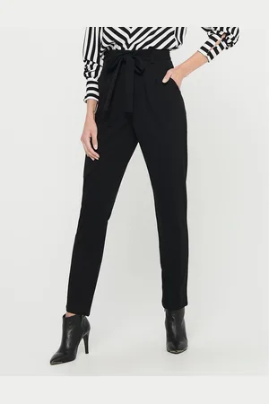 JDY Pantaloni Paper Bag, Vita Alta Donna Taglie XS / L32