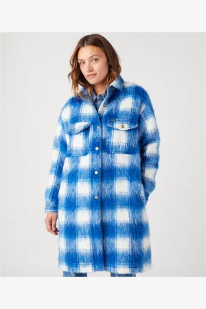 Wrangler Cappotto A Quadri Donna Taglie S