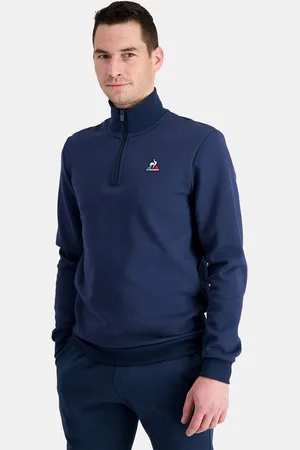 Le Coq Sportif Felpa Mezza Cerniera Collo Alto Essentiel Uomo Taglie XS