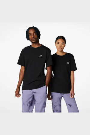 Converse T-shirt Unisex Maniche Corte Star Chevron Uomo Taglie XXS