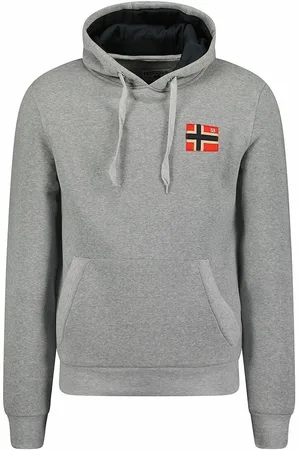 Geographical Norway Felpa Con Cappuccio Fondant Uomo Taglie XL