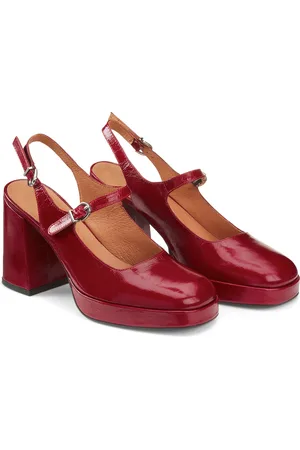 Jonak Decolleté Slingback In Pelle Brillante Vador Donna Taglie 40