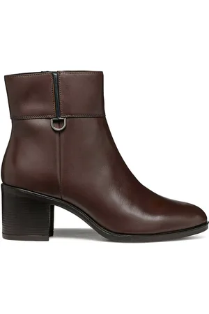 Geox Stivaletti In Pelle Traspiranti New Asheel Donna Taglie 36