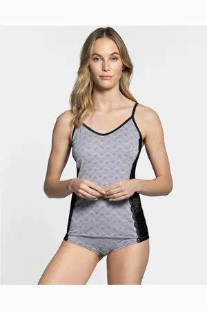 Impetus Top In Modal E Pizzo Artisan Donna Taglie XS