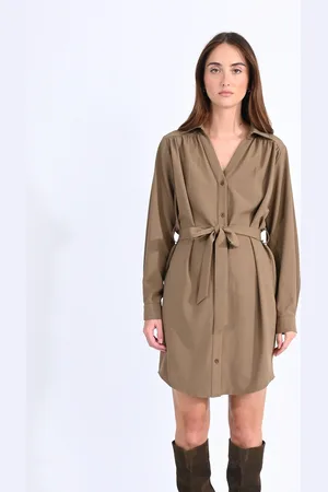Molly Bracken Abito Chemisier Con Cintura Donna Taglie XS