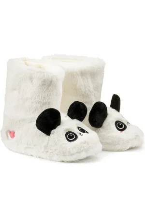 La Redoute Pantofole In Sherpa Con Testa Di Panda Bambina Taglie 26/27