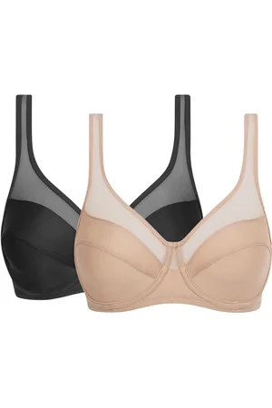 Dim Confezione Da 2 Reggiseni Avvolgenti Generous Donna Taglie 6 B