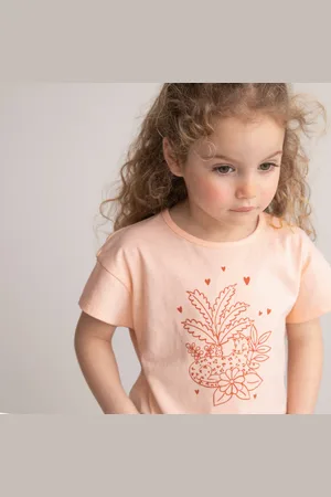 La Redoute Confezione Da 3 T-shirt Girocollo Stampate Bambina Taglie 3 mesi - 60 cm