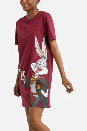LOONEY TUNES Camicia Da Notte In Cotone 100 Anni Donna Taglie S