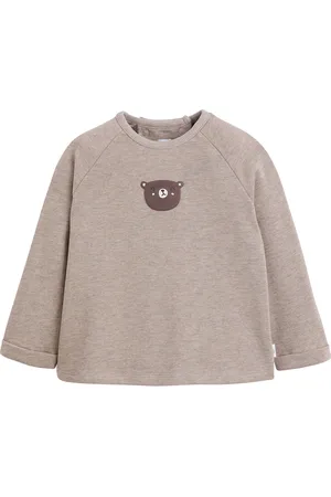 La Redoute Felpa Girocollo Stampa Orso Taglie 3 mesi - 60 cm