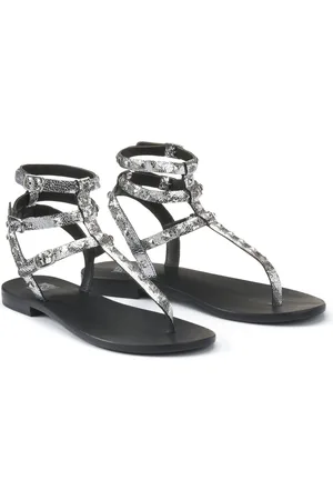 La Redoute Sandali Infradito Stile Gladiatore In Pelle Donna Taglie 38