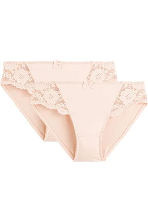 ANNE WEYBURN Confezione Da 2 Slip In Pizzo E Microfibra Anthea Donna Taglie 38/40 (IT) - 34/36 (FR)