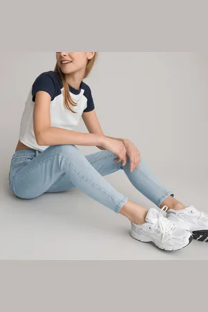 La Redoute Jeans Skinny A Vita Alta Bambina Taglie 14 anni - 156 cm